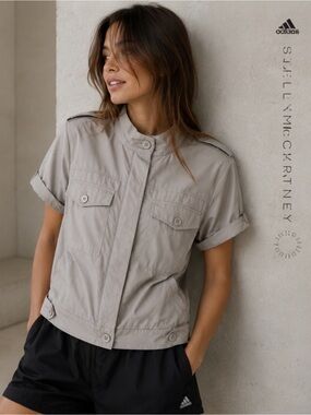 adidas by Stella McCartney Utility Jacket | Beige Stone Sport Luxe | S (4–6)